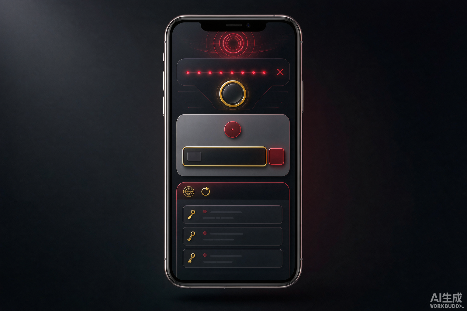 手机 APP 移动管家界面